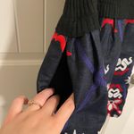 Vintage‎ women’s knit top denim embroidered skirt dress small Black Photo 7