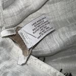 Chico's Chico’s White Linen Blend Jacket Beaded Pearl Trim L 12 | Chic Dressy Office Top Photo 7