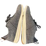 Toms  Womens‎ Lace Up Sneakers Cabrillo Size 7.5 Black Casual Minimalist 10012420 Photo 6