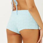 frankie's bikinis Light Blue terry versatile Swim bottoms Photo 3