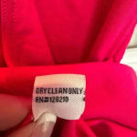 Vintage Elizabeth McKay Designer Fuchsia Heavy Italian Ponte Midi Dress Size 8 Pink Photo 9