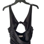 Danielle Guizio Guizio Black Wrapped Cut Out Maxi Dress size small Photo 2