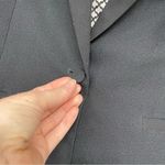 Scotch & Soda Maison Scotch Black Single Button Closure Classic Blazer Womens S Collarless Photo 4