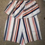 Orange And Blue Romper Size M Photo 0