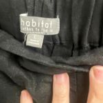 Habitat Black LinePants Womens Large Cropped Ankle Pull On Casual Minimalist Photo 3