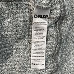 CHRLDR Knit Heart Zip Up Sweater Gray Photo 4