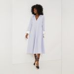 Tuckernuck Pomander Place Blue Stripe Cannes Maxi Dress Photo 8