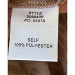 Current Air  Los Angeles Tie Pleated Floral Midi Dress Tan Size XS Photo 8