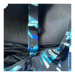 Swimsuits For All SWIM365 Swimsuit Blue Painterly Leaves Women Plus Size 30 NWOT Photo 6