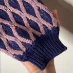 Urban Outfitters diamond lantern sleeve sweater size S Photo 82