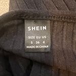 SheIn EZwear Solid Rib-Knit Bodycon Dress Photo 4