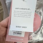 Birdy Grey NWT  Jay Dress in Crepe Taupe Mocha Cream Medium Minimalist Gown Photo 4