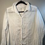American Eagle y2k American-eagle-outfitters Women's White Cardigan Size Large Longsleeve Photo 0