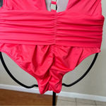 Leonisa NWOT ‎ shaping one piece swimsuit NEON  size M Photo 6