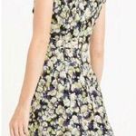 J.Crew Women's Cap Sleeve Floral A-Line Dress Yellow Size 0 Photo 1