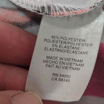 Jones StudioFloral Print Sleeveless Top Size Medium Pink Photo 5