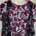 Worthington Petite Small Short Sleeve Peplum Top w/Lace Back Zipper Clos… Photo 3