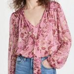MISA Los Angeles 💕💕  Ceyla Top ~ Cristobal Mirror Floral Print Small Photo 0
