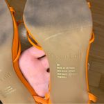 Open Edit  Zuri Ankle Strap Sandal in Orange - Size 9 Photo 7