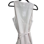 ANDIE NWT Wrap Dress Coconut (White) Flowy Sleeveless V Neck Self Tie Waist L Photo 3