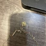 Kendra Scott  gold Light Blue Elisa Pendant Necklace Photo 3