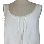 Sundance white scoop neck tank Forever Me tank, NEW small sleeveless layered top Photo 1