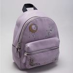 Coach x Chelsea Champlain Leather Mini Charlie Backpack, Lilac Purple, F77899 Photo 14