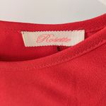 Rosette Red Tee Shirt Dress Photo 2