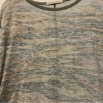 We The Free  Women's Long Sleeve Faded Burnout Tiger Camo Shirt Top size XS Photo 2