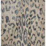 Vintage Painted Pony Ladies XS Leopard Print Jacket Metallic Threads Flax Blend Brown Photo 7