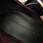 Rebecca Minkoff Velvet Studded Ankle Strap Block Heels Size 7.5 Photo 4