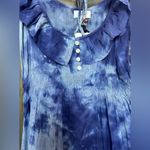 MZ Wallace NWT Myra Blue Tie-Dye Sleeveless Dress size M Photo 4