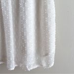 Anthropologie One September Pasto Swiss Dot Embroidered Beaded Cream Blouse, S Photo 8