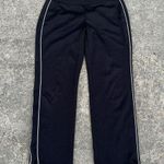 Black sweatpants with white stripe Size M Photo 0