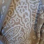 Isaac Mizrahi ‎ Tan White Paisley 100% Cotton Blazer Size XS Photo 1