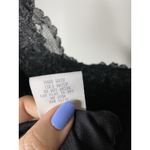 VTG 90s LIA Women's Medium Black Lace Blouse Whimsigoth Grunge Witch Goth USA Photo 6