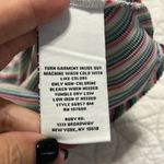 Ruby Rd. women's size 2X pullover top striped short sleeve ribbed bow sleeves Green Photo 6