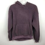 American Eagle  Purple Fuzzy Sherpa Hoodie XS Photo 0
