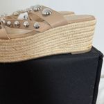 Marc Fisher  Jalyn Natural Flatform Espadrille‎ Sandals Size 7.5M Photo 4