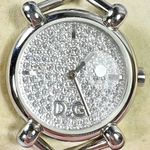 Dolce & Gabbana Silver Crystal Logo Watch Photo 4