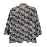 Psychedelic Twist Faux Fur Coat Large Gray Photo 1