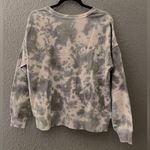 Lacausa NWT  Anthropology Warrior Tie Dyed Crewneck Sweatshirt Blue Grey … Photo 0