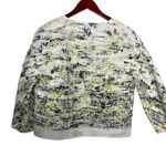 Carolina Herrera  open collarless white yellow black jacket Sz S Photo 1