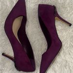White House | Black Market ‘Clare’ Jewel Suede Pumps In Rich Plum Size 8.5 Photo 9