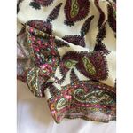 Anthropologie  Ett:Twa Paisley Scarf Print Boho Shorts with Pockets sz M Photo 5