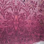 Style & Co Embellished Graphic Pink and Black Patterned Y2K vintage 2000s Blouse Small Photo 4