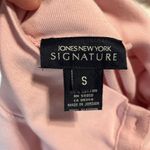 Jones New York  Signature Pink Cotton Long Sleeve Womens Small Photo 6