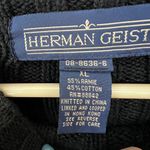 Herman Geist  Vintage Black Ribbed Women's Sweater Photo 2