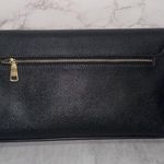 Coach CC487 Black Wyn Cross Grain Leather Clutch Wristlet Bag NWT $225 MRSP Photo 6