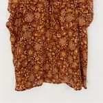 Sundry  Sienna Flutter Sleeve Blouse Floral Print Size Medium Photo 5